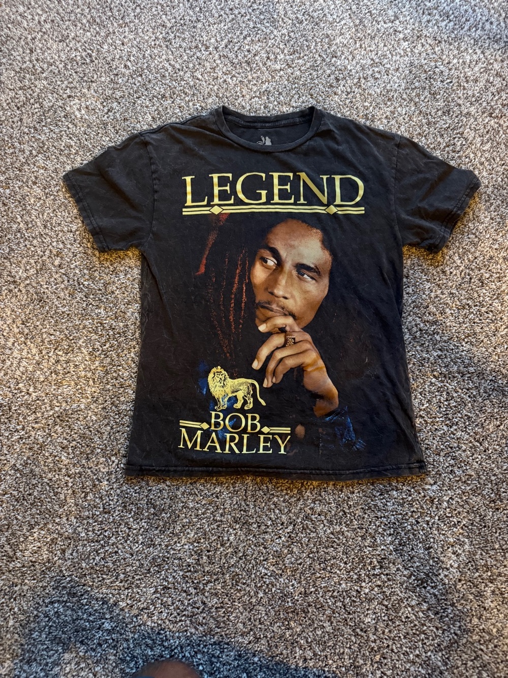 Black 'Legend' Bob Marley Graphic Tee